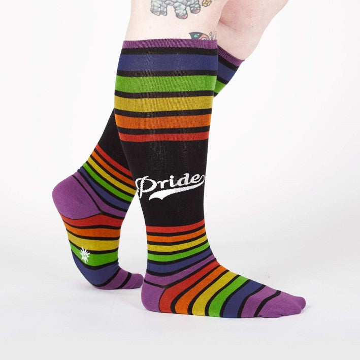 Team Pride Rainbow Stretch-It Knee High Socks