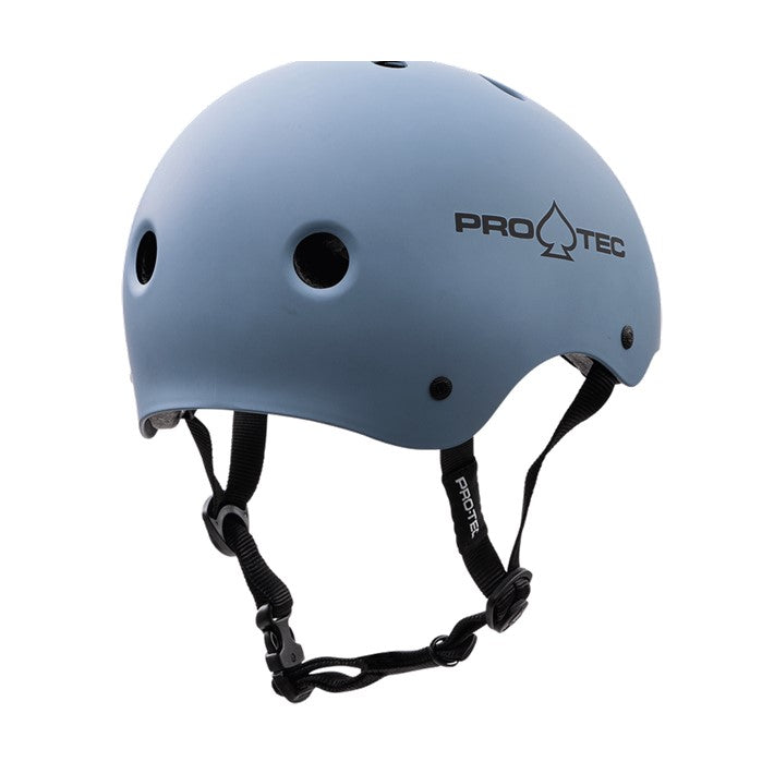 Pro-tec Classic Skate Helmet Cav Blue Matte - Certified *Last One* XS - Lucky Skates