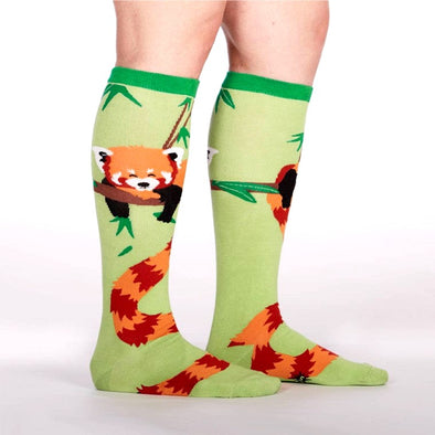 Tale of the Red Panda Knee High Socks