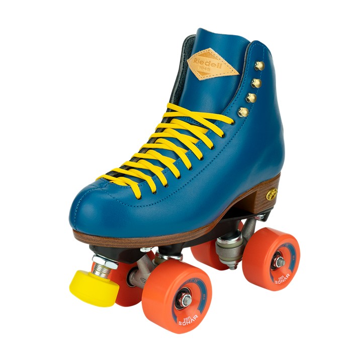 Riedell Crew Ocean Blue Roller Skates - Lucky Skates