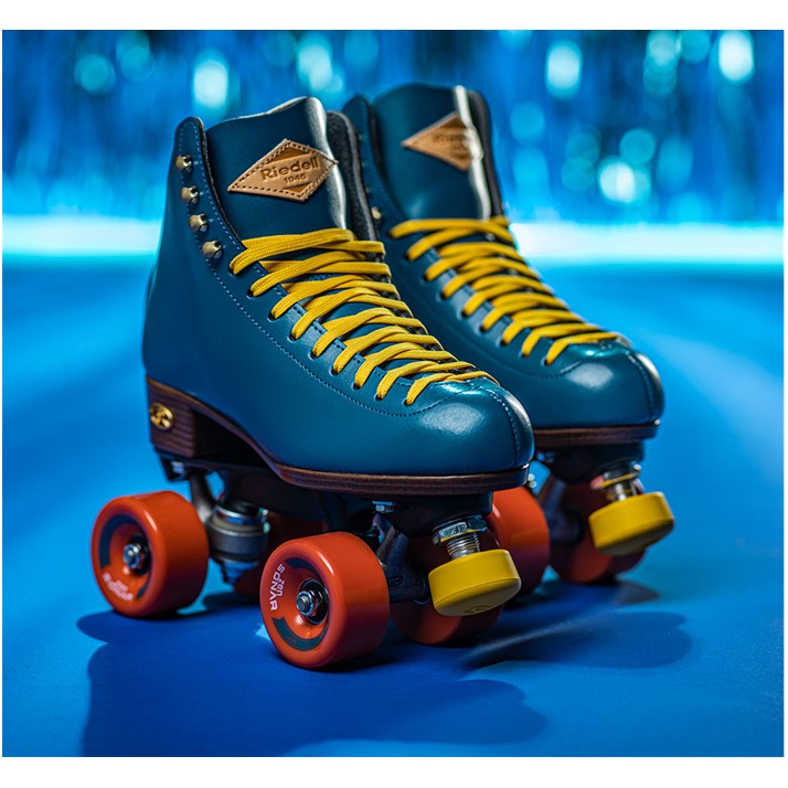 Riedell Crew Ocean Blue Roller Skates - Lucky Skates