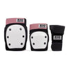 rose gold black padding set knee pads elbow pads and wrist guards 