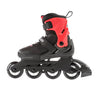 red and black junior inline adjustable skates 