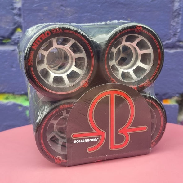 black indoor roller skate wheels aluminium hub