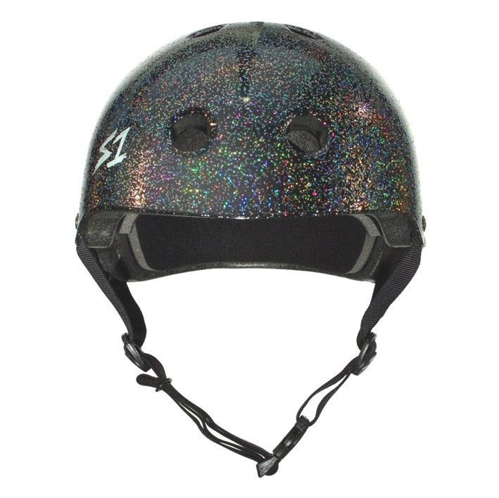 S-One Lifer Skate Helmet Black Glitter - Certified - Lucky Skates