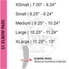 s1 elbow pad size chart 