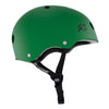 kelly green matt skate or bike helmet 