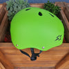 lime green matt s1 lifer helmet 