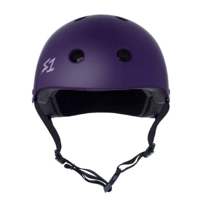 S-One Mega Lifer Skate Helmet Purple Matte - Certified - Lucky Skates