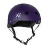 large purple matt skate helmet for larger heads 
