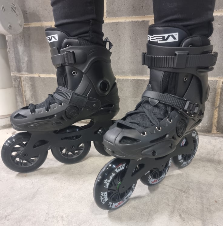 SEBA E3 110 Premium Black Inline Skates - Lucky Skates