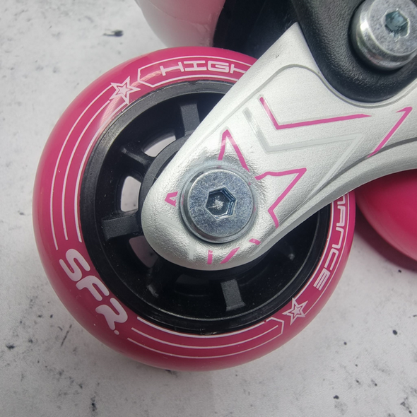 Kids SFR Pulsar Pink Adjustable Inline Skates