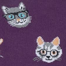 Smarty Cat Women's Crew Socks
