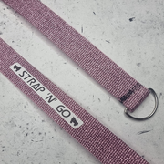 pink glitter roller skate strap 