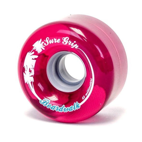 pink outdoor 65mm 78a suregrip wheels 