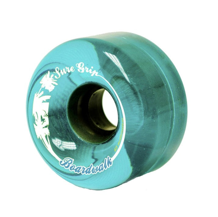 teal aqua outdoor 65mm 78a suregrip wheels 