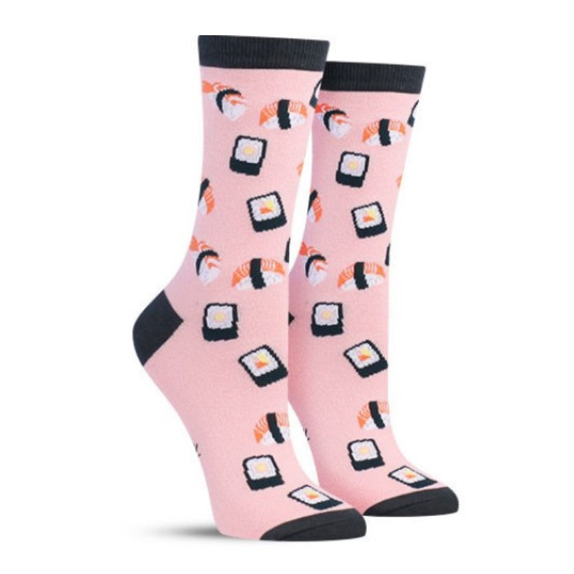 PINK SUSHI CREW SOCKS