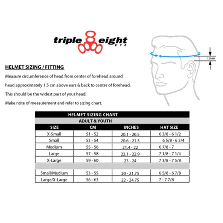 Triple s shop size guide