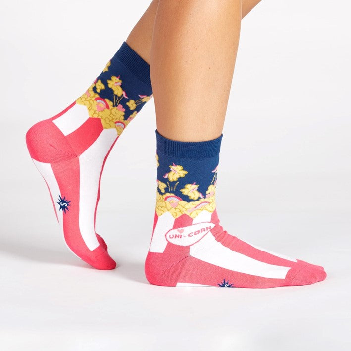 Sock It To Me Uni-Corn Women's Crew Socks - Lucky Skates