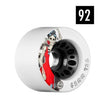 rollerbones 62mm skate wheels white 92a 