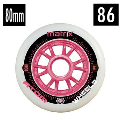Atom Matrix Pink Inline Wheel 86A 80mm