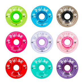 outdoor wheels 78a 62mm atom pulse different colours 