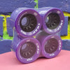 purple indoor rollerskate wheels 