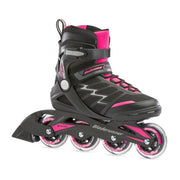 recreational fitness inline skates womens black pink 