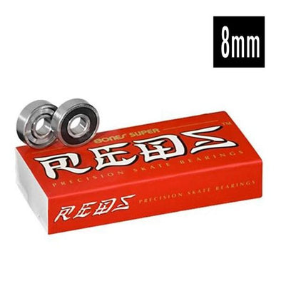 super reds SKATE bearings 8mm 16 pack 