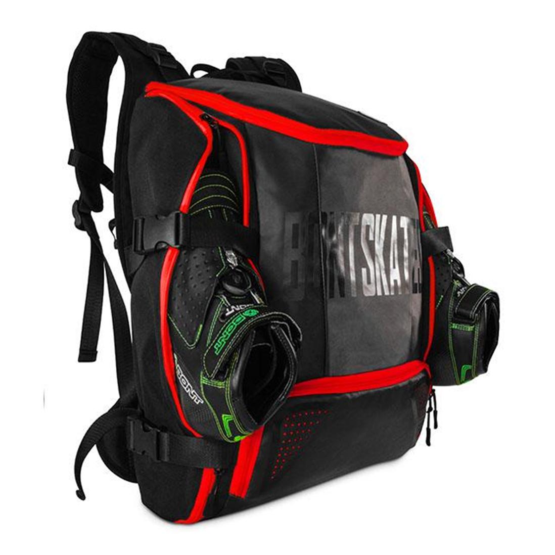 bont skate bag black red