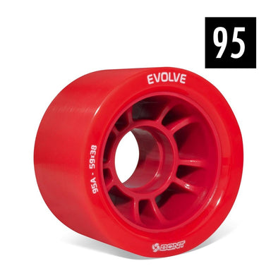 roller derby indoor wheel red 59mm 38mm 95a 