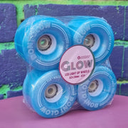 blue pearl light up rollerskate wheels