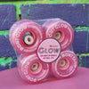 pink pearl light up rollerskate wheels