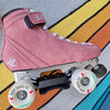 black grind slide blocks on bont parkstar roller skates 