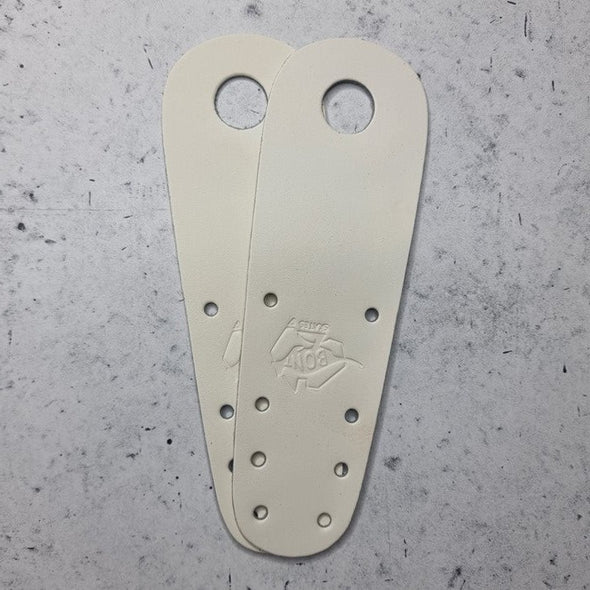 white leather skate toe guard strip protecter