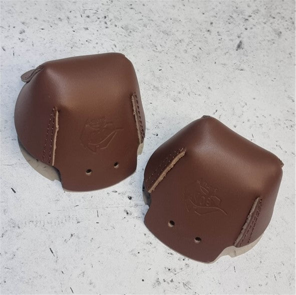 brown leather skate toe guard snouts