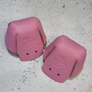 pink leather skate toe guard snouts