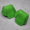 lime green leather skate toe guard snouts 