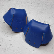 royal blue leather skate toe guard snouts 