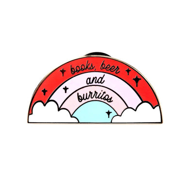 BOOKES BEERS AND BURRITOS PUNKY PIN 