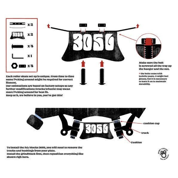 installation instructions for brunny grind blocks