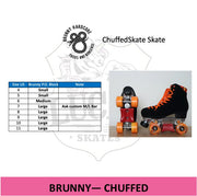 brunny size guide for chuffed skate