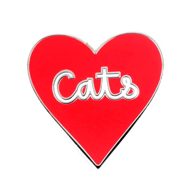 CATS HEART  PIN 