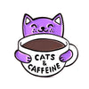 COFFEE AND CATS PIN 