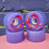 purple 65mm outdoor roller skate wheels 