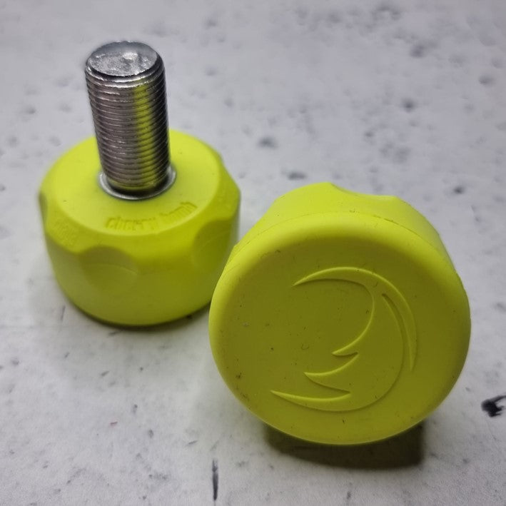 yellow roller skate brake 