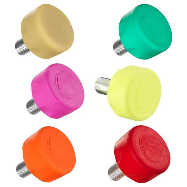 coloured roller skate toe stops brakes