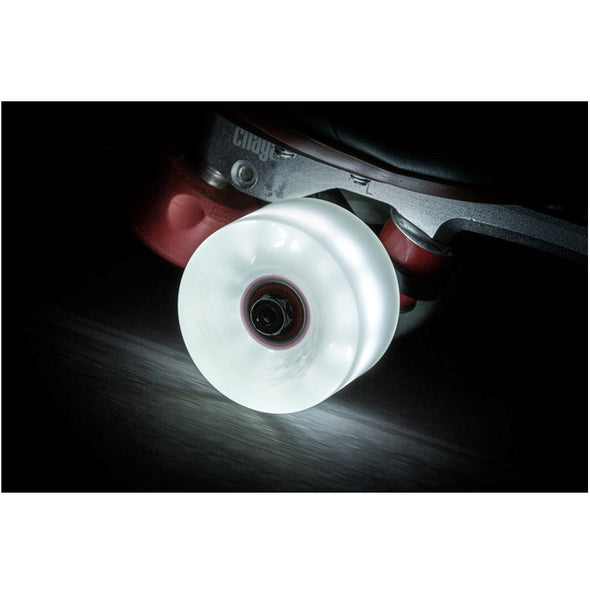 Chaya Light Up Neon White Wheels 78A - 4 pack