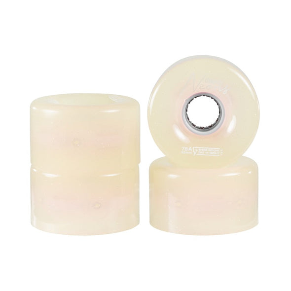 Chaya Light Up Neon White Wheels 78A - 4 pack