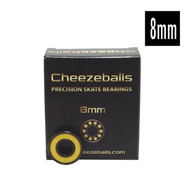 8mm bearings cheezeballs 16 pack yellow shields 